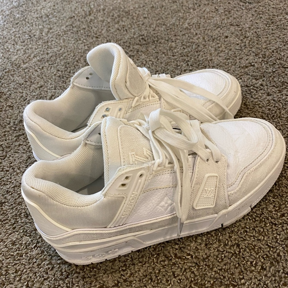 Louis Vuitton Monogram White Sneakers
